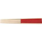 Bambusz kzi legyez, piros (1041502-08)