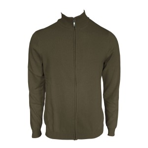 Legend Cipz�ros f�rfi kardig�n, Dark Khaki