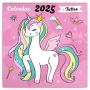 Lemeznaptr Happy Unicorns 2024, 30  30 cm