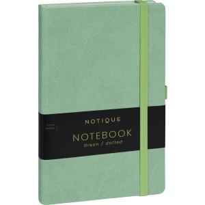 Notesz Vivella  Green, dotted, 13  21 cm (naptr)